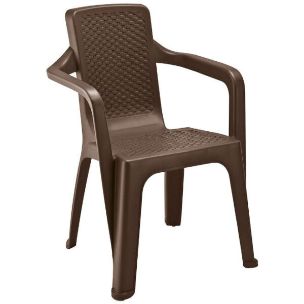 Silla Eterna Con Brazos Wengué / Rimax