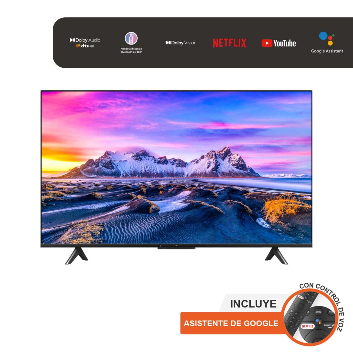 TV XIAOMI 43" Pulgadas 110 cm P1 4K-UHD LED Smart TV Android - Imagen 14
