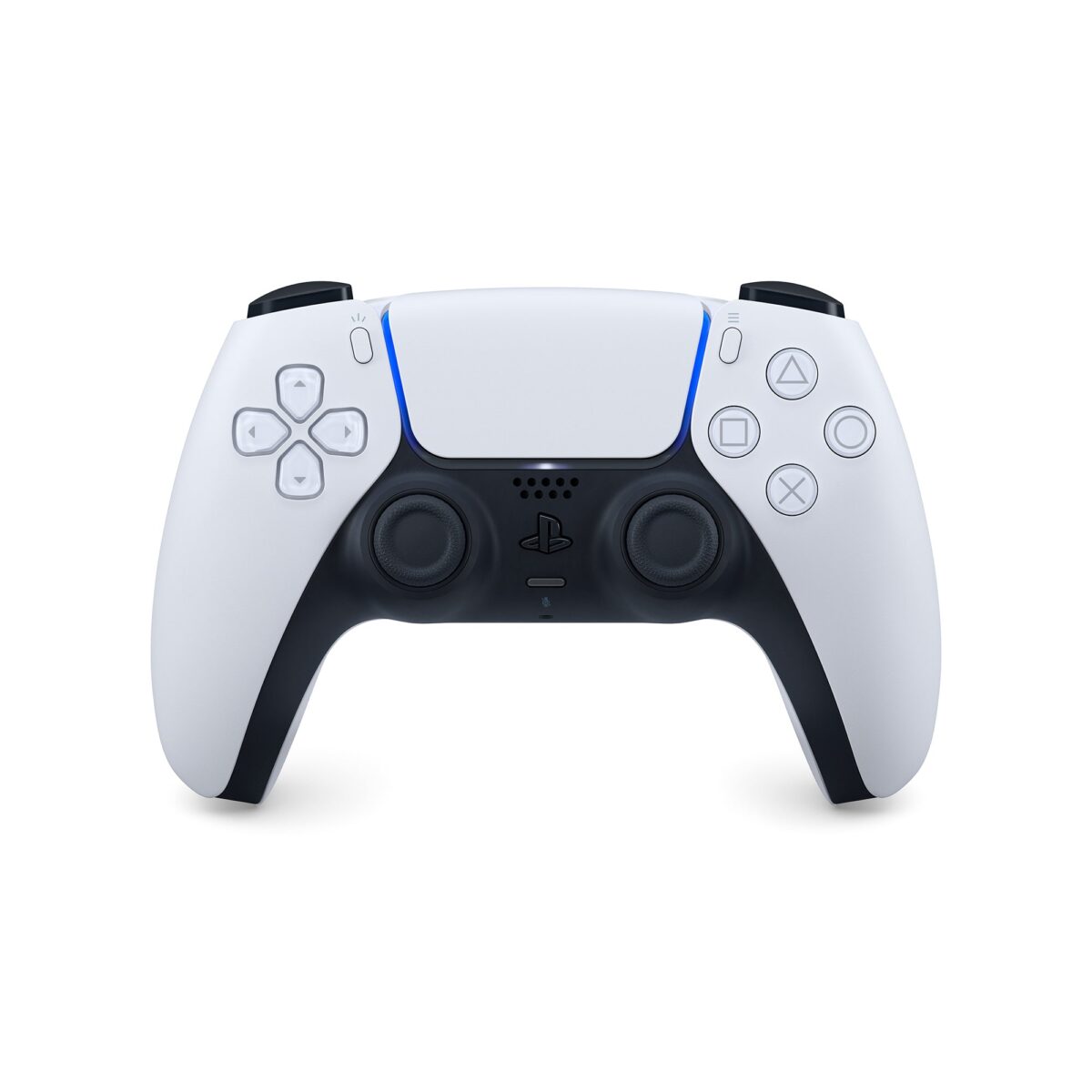 Control PLAYSTATION PS5 DualSense Blanco y Negro - Imagen 1