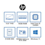 Computador Portátil Gamer Victus HP 15,6" Pulgadas Fa0000la Intel Core I5- RAM 16GB - Disco SSD 512GB - Azul - Imagen 5