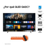 TV SAMSUNG 55" Pulgadas 139,7 cm QN55Q60C 4K-UHD QLED Smart TV - Imagen 7