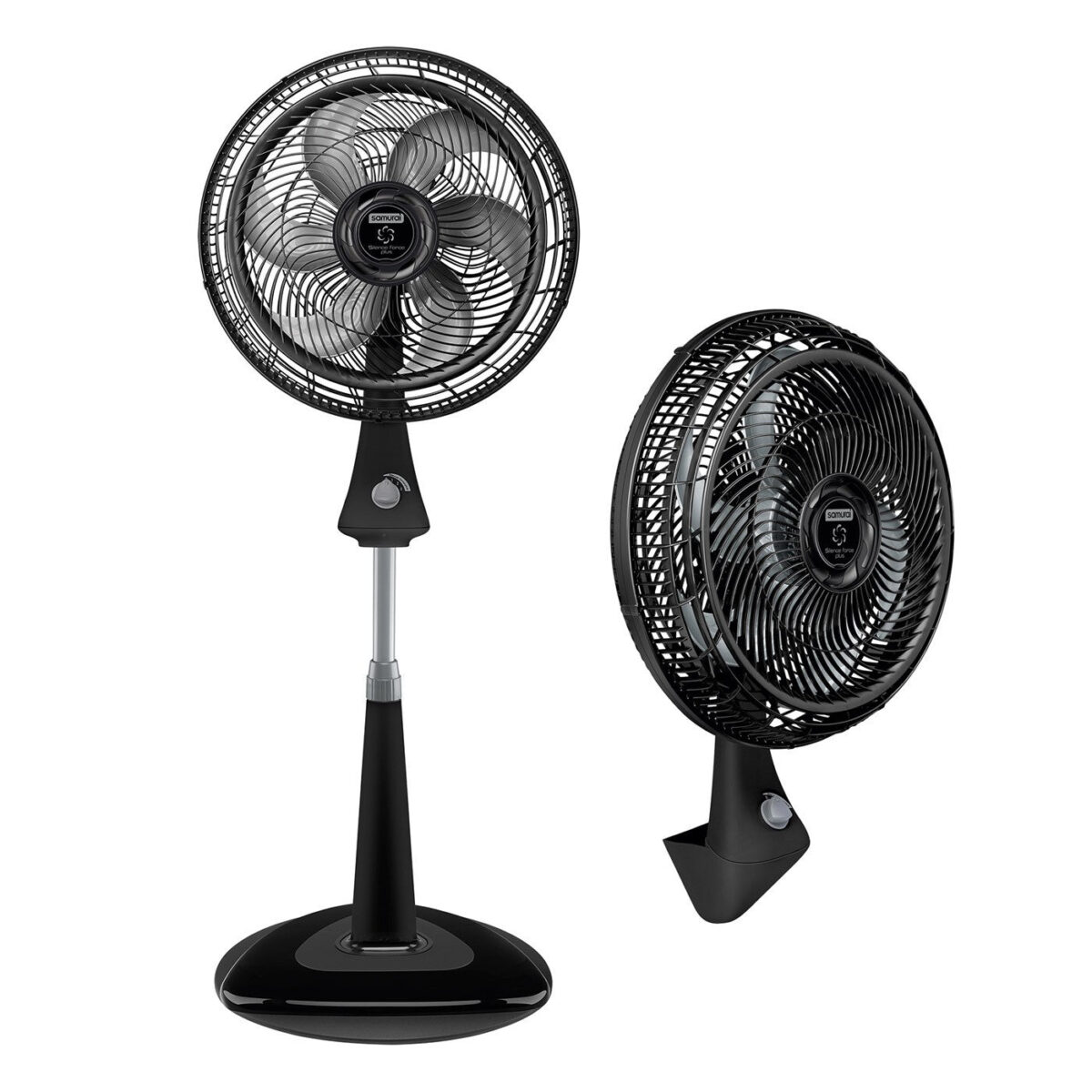 Ventilador Silence Force Plus 2 En 1 Negro / Samurai - Imagen 1